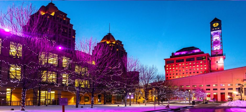 Mississauga, Ontario - Square One in Winter