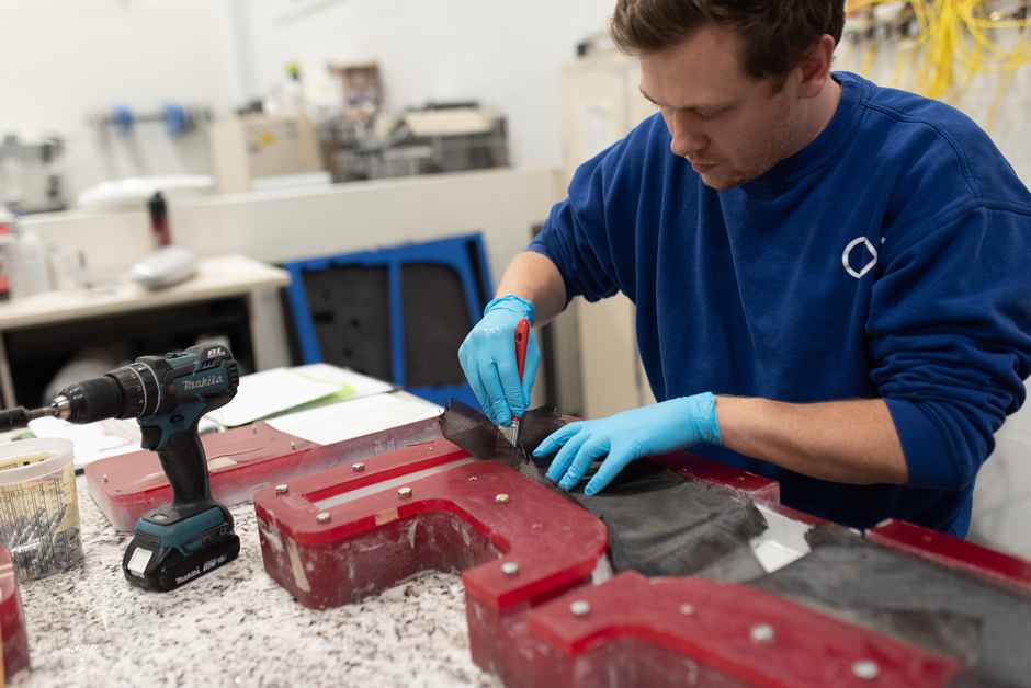 SkyX manufacturing lead building an aircraft