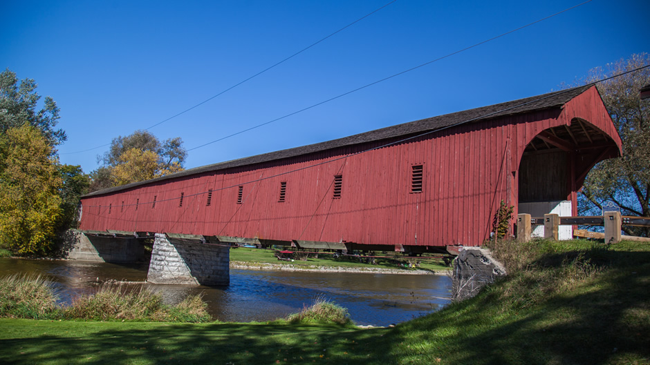 Pedestrian bridge in Waterloo, Ontario