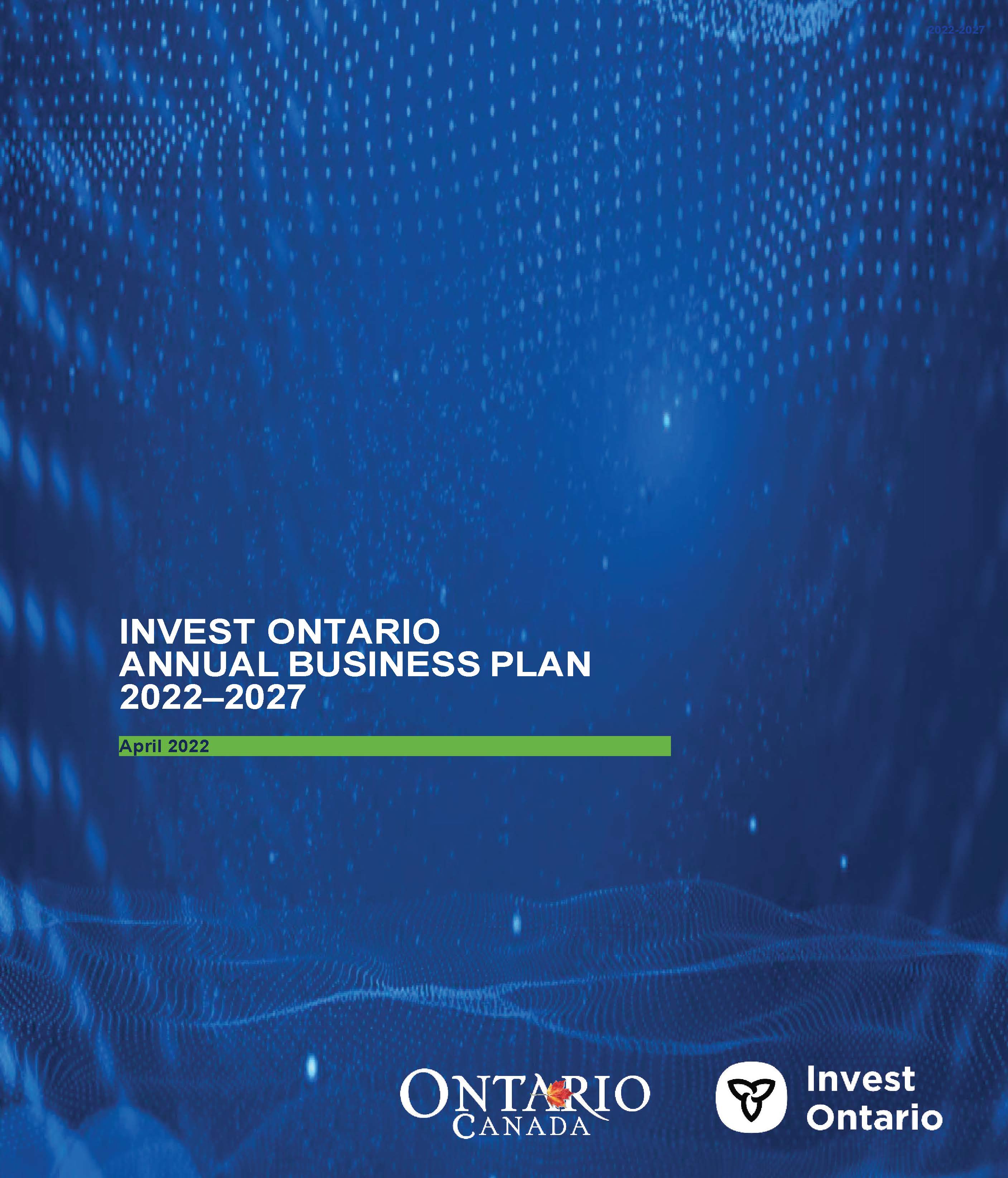 2022-2027 Annual Business Plan
