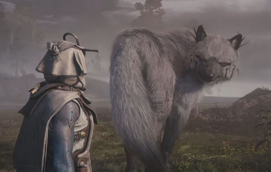 A still from the video game Warframe by Ontario-based studio Digital Extremes