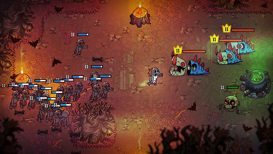 Screenshot of Drinkbox’ newest release, Nobody Saves the World