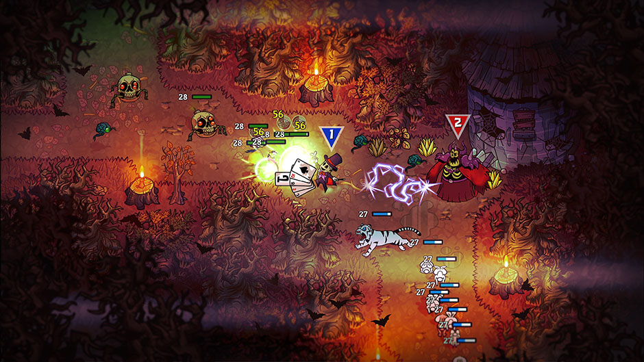 Screenshot of Drinkbox’ newest release, Nobody Saves the World